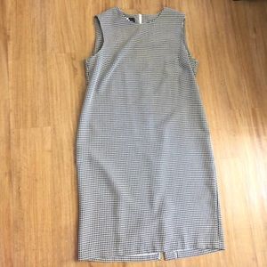 Vintage nine2nine houndstooth black / white dress